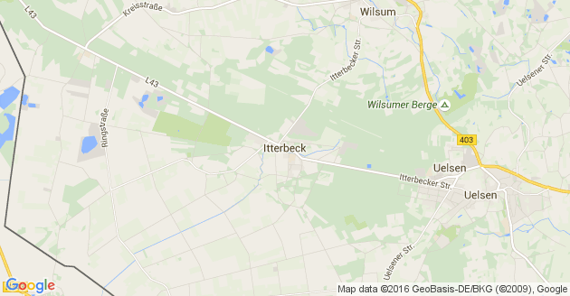 Karte Itterbeck