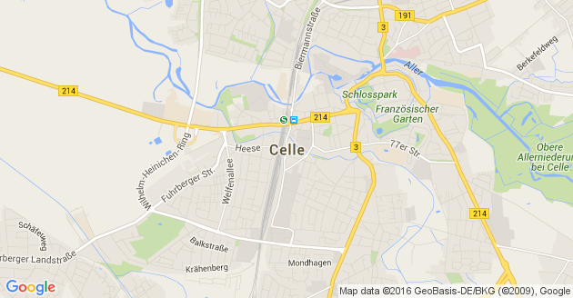 Karte Celle