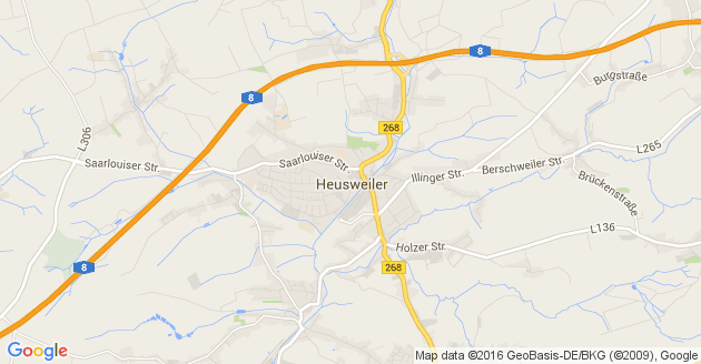 Karte Heusweiler