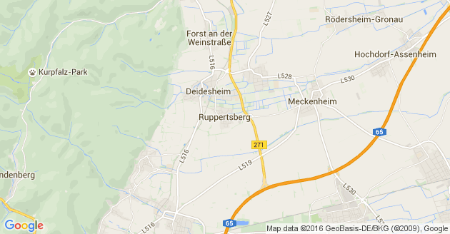 Karte Ruppertsberg