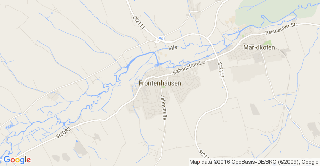 Karte Frontenhausen