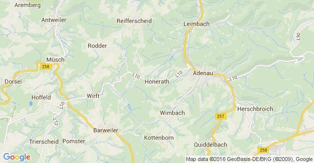 Karte Honerath