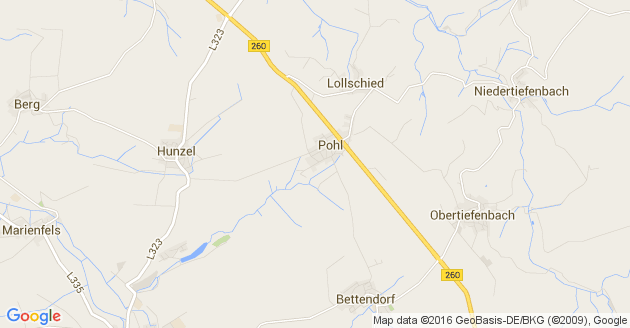 Karte Buch im Taunus