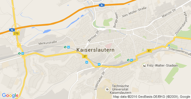 Karte Kaiserslautern