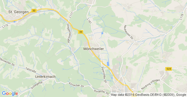 Karte Mönchweiler