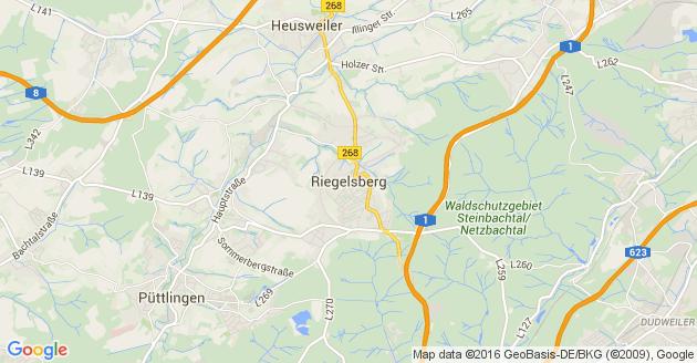Karte Riegelsberg