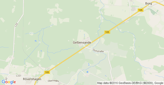 Karte Gelbensande