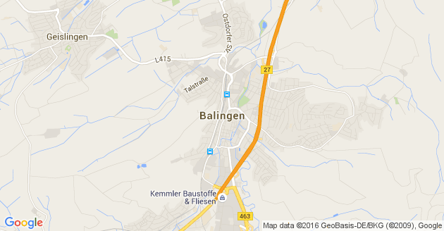 Karte Balingen