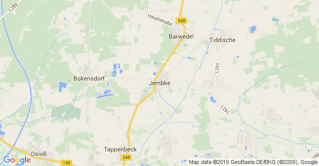 Karte Jembke