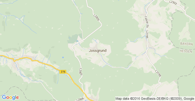 Karte Jossgrund