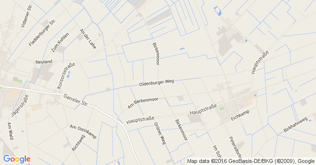 Karte Bösel in Oldenburg