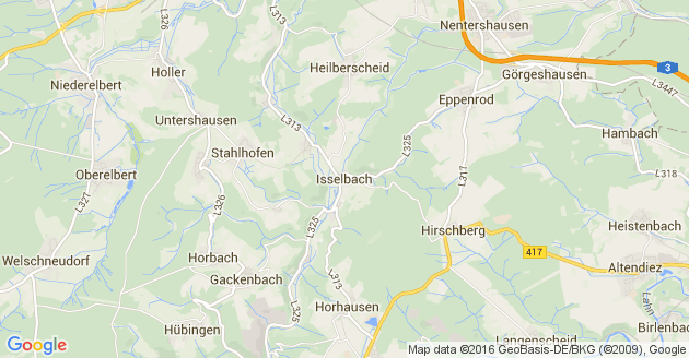 Karte Isselbach