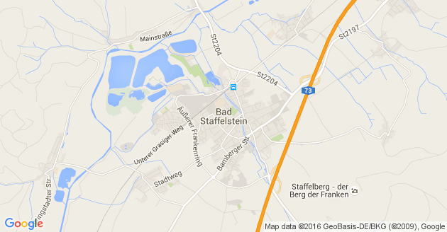 Karte Bad Staffelstein