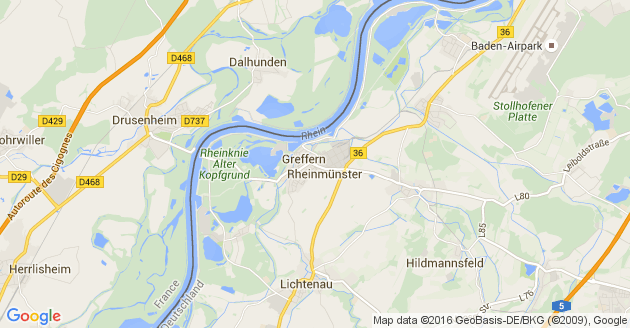 Karte Rheinmünster
