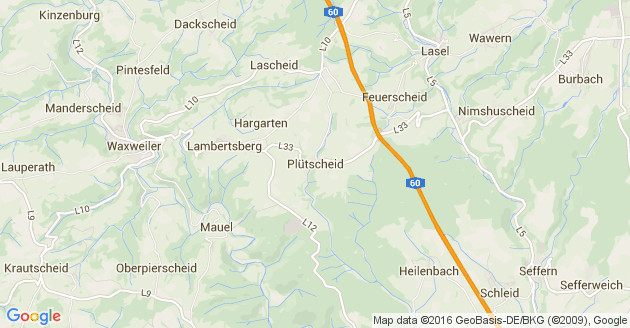 Karte Plütscheid