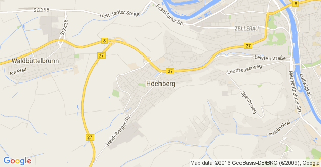 Karte Höchberg