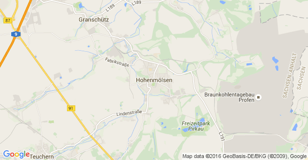 Karte Hohenmölsen