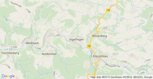 Karte Ingelfingen            