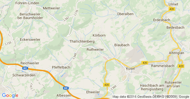 Karte Ruthweiler