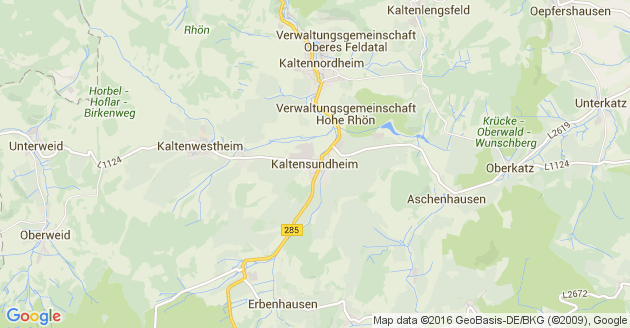 Karte Kaltensundheim