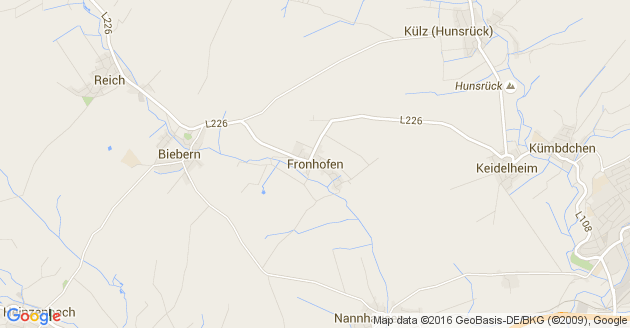 Karte Fronhofen