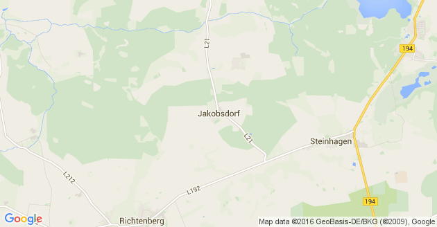 Karte Jakobsdorf