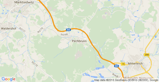 Karte Pechbrunn