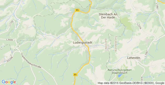 Karte Ludwigsstadt