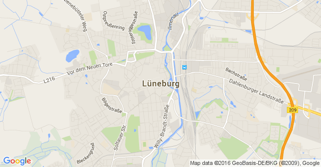 Karte Lüneburg