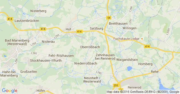 Karte Oberroßbach