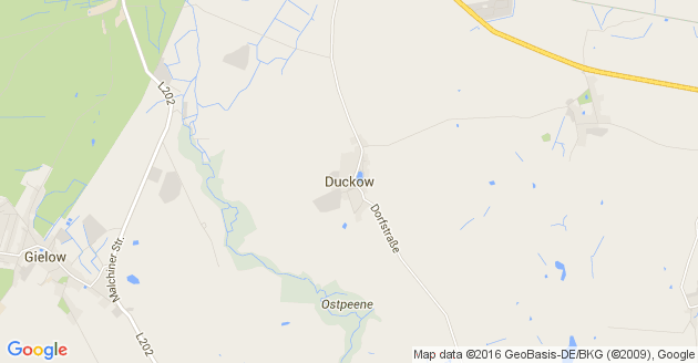 Karte Duckow