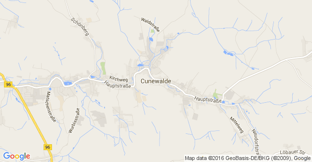 Karte Cunewalde              