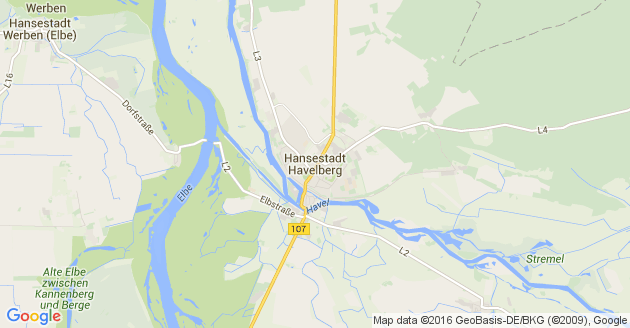 Karte Havelberg