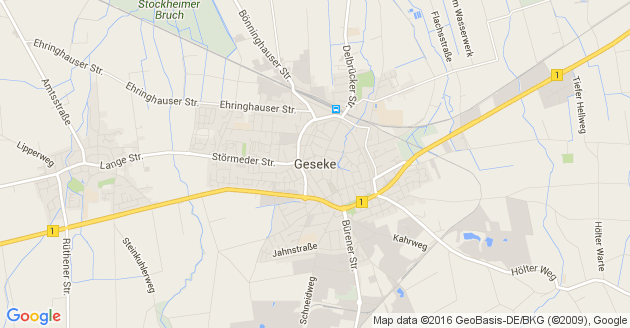 Karte Geseke