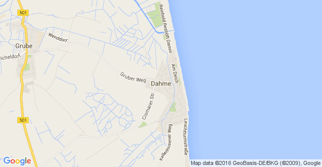 Karte Dahme Kreis Ostholstein