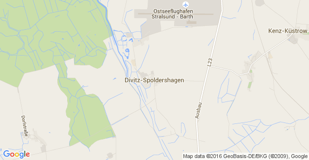 Karte Divitz Spoldershagen