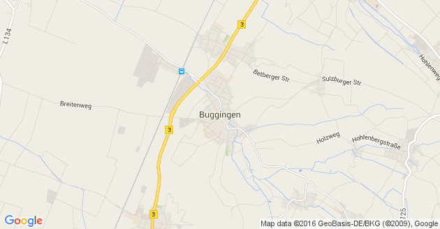 Karte Buggingen