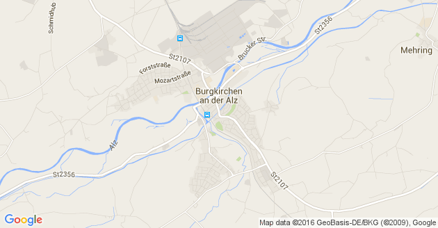 Karte Burgkirchen an der Alz