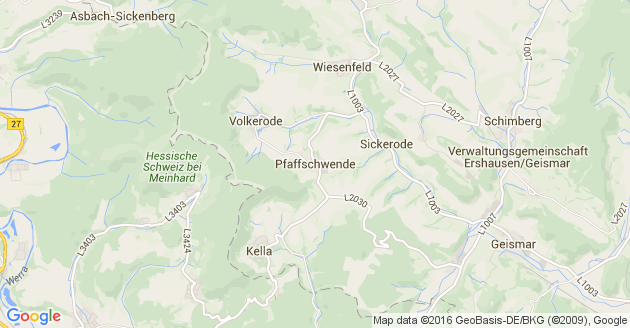 Karte Pfaffschwende