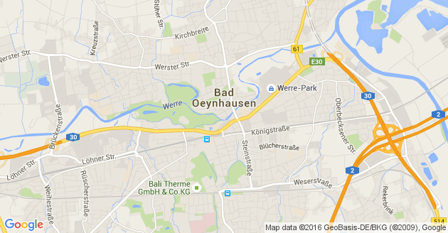 Karte Bad Oeynhausen