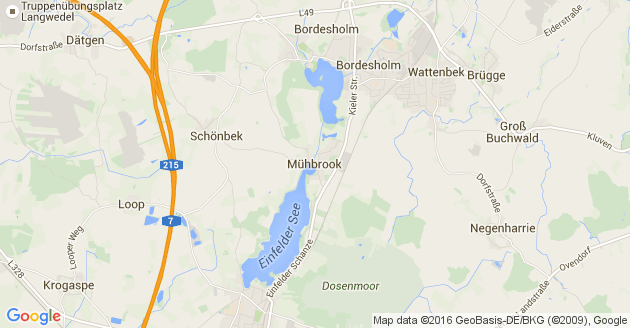 Karte Mühbrook
