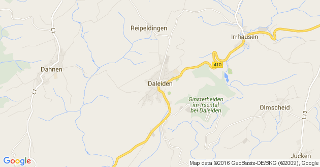Karte Daleiden
