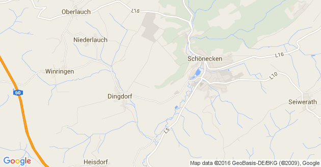 Karte Forst in der Eifel