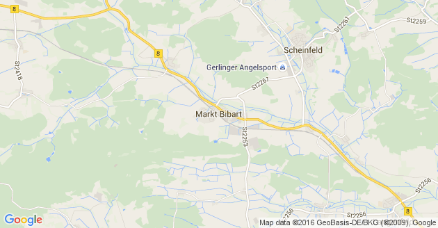 Karte Markt Bibart
