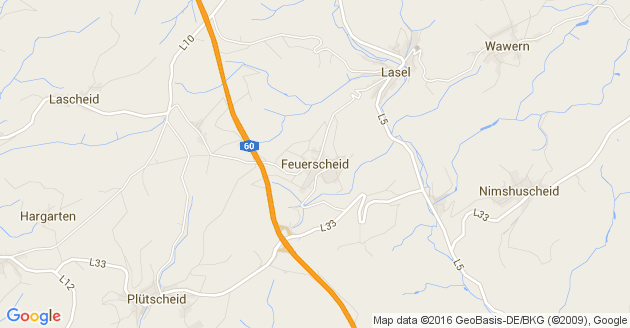 Karte Feuerscheid