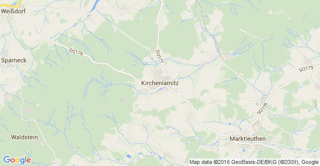 Karte Kirchenlamitz