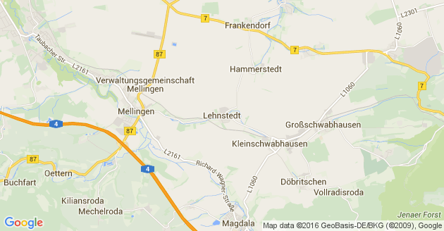 Karte Lehnstedt