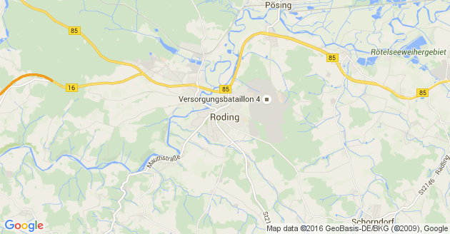 Karte Roding