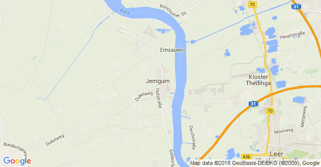Karte Jemgum