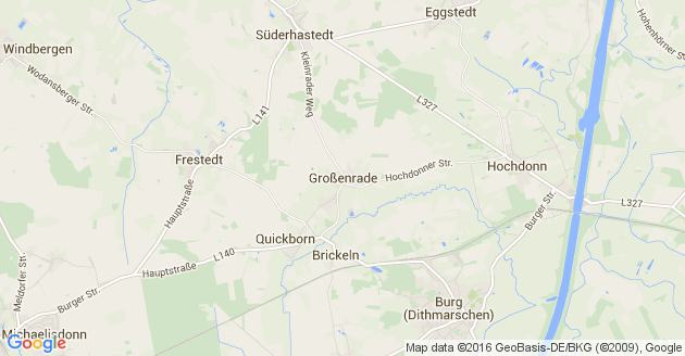 Karte Großenrade